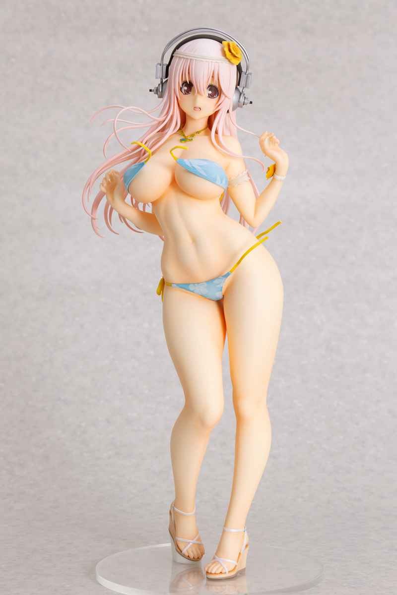 Scaled Figure 1/4.5 Super Sonico - Summer Vacation Ver. Super Sonico (Re-Release) By Orchid Seed