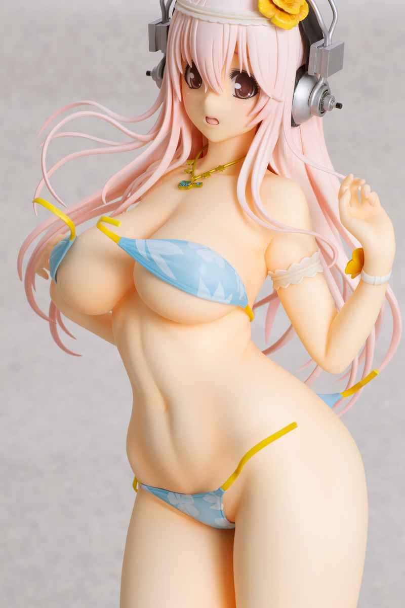 Scaled Figure 1/4.5 Super Sonico - Summer Vacation Ver. Super Sonico (Re-Release) By Orchid Seed