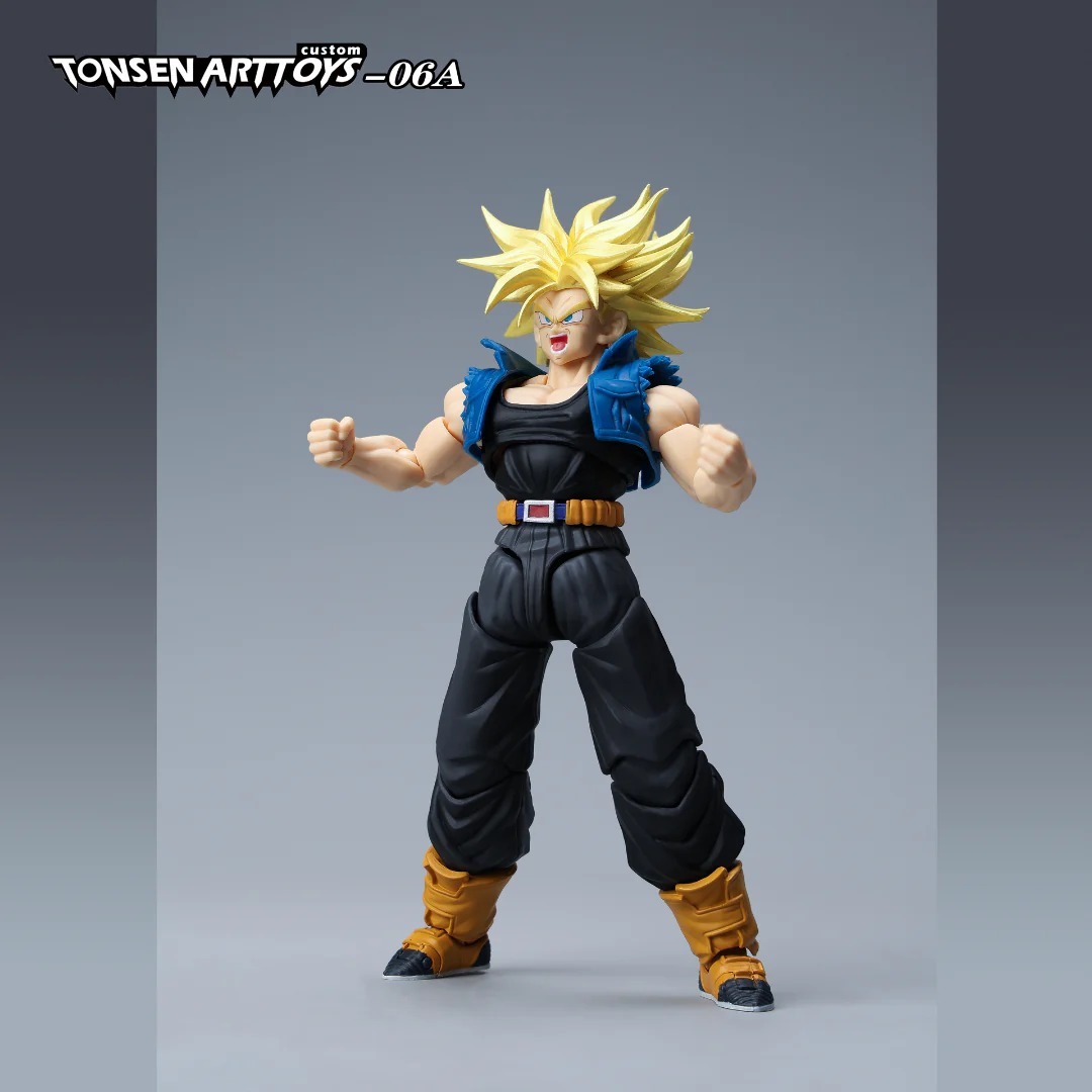 [READY STOCK ULTRA LIMITED ITEM] Action Figure 1/12 (Not SHF S.H.Figuarts) Trunks Unbound Wrath Warped Vengeance A Ver. - Dragonball Z By Tonsen Art Toys