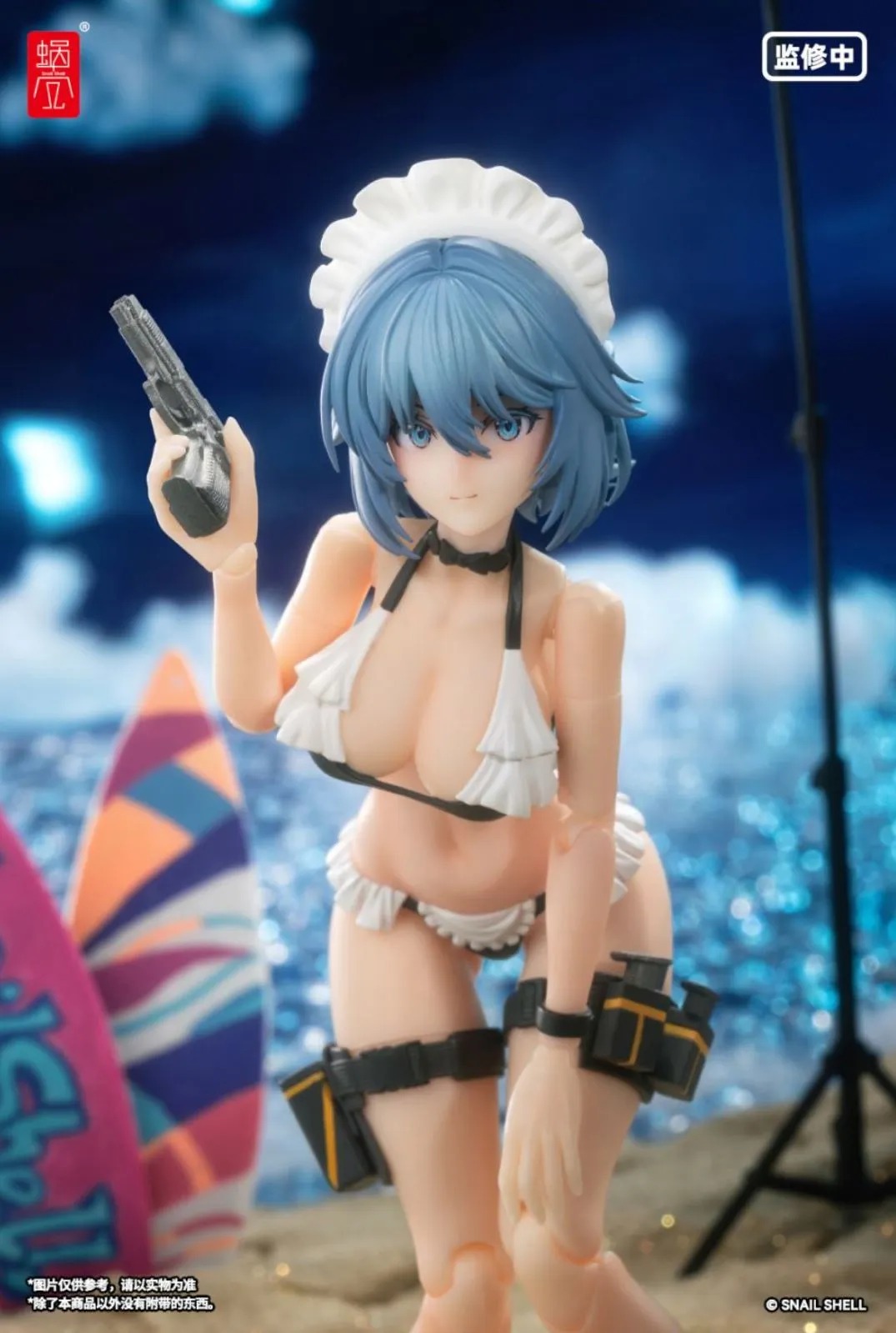 Snail Shell Action Figure 1/12 RA-02S Rapid Assault Tactical Maid Tokiwa Kazune - Summer Special Operation Ver. Illustration by Pinakes  By Snail Shell Studio