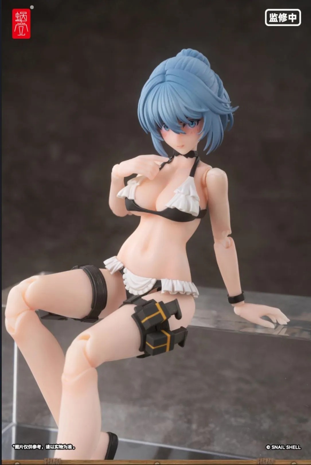 Snail Shell Action Figure 1/12 RA-02S Rapid Assault Tactical Maid Tokiwa Kazune - Summer Special Operation Ver. Illustration by Pinakes  By Snail Shell Studio