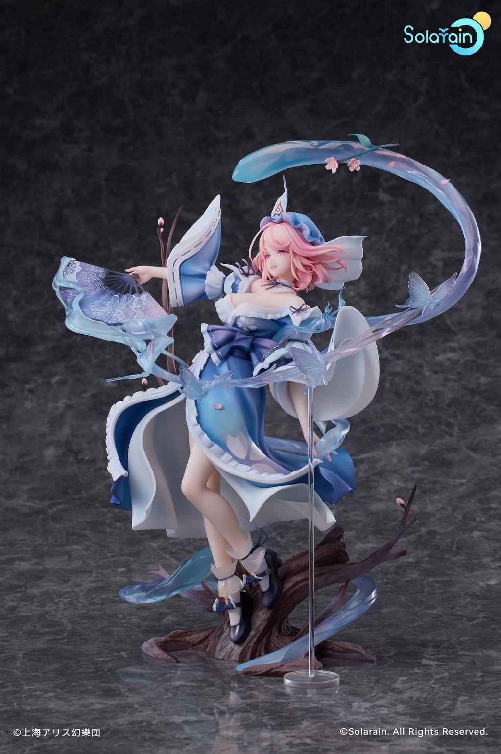 Scaled Figure 1/7 Saigyouji Yuyuko - Natural-Born Ghost Ver. Touhou Project By Solarain