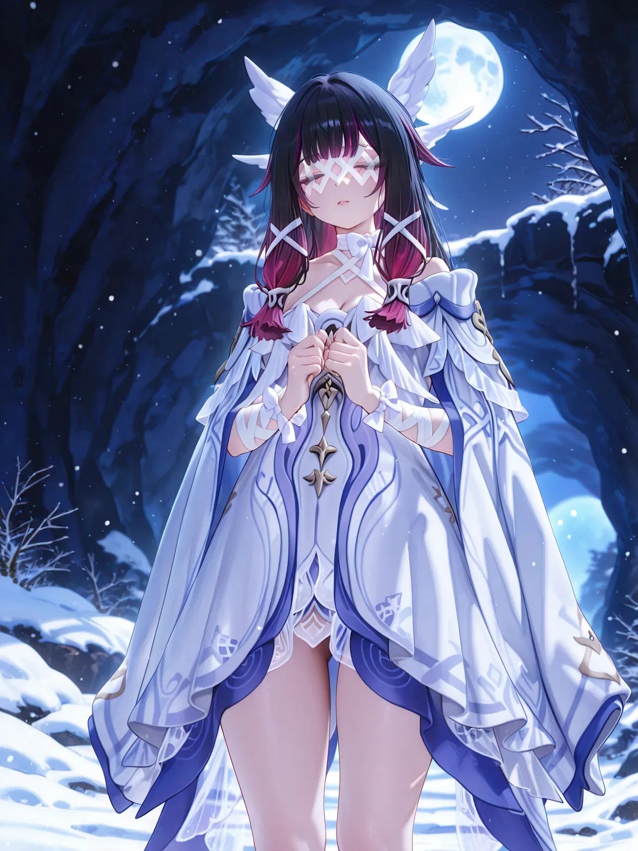 AI Anime Digital Comic Columbina Genshin Impact R18 NSFW Bundle - 272 Ultra HD Lewd Images Pack (English & Chinese)