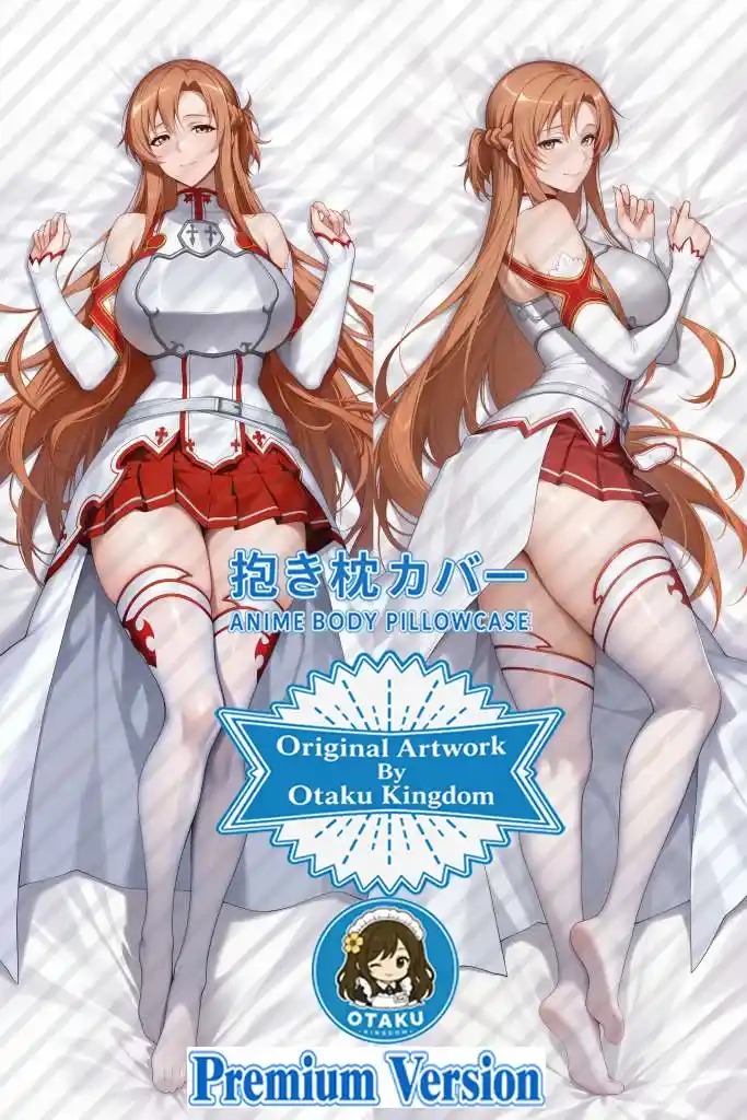 Dakimakura Anime Art Asuna Yuuki - Sword Art Online Pillow Cover Only Premium Version By Otaku Kingdom