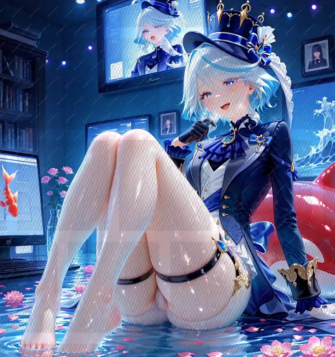 Furina (Genshin Impact) – 120 Pcs Uncensored High-Res NSFW Digital Art Collection [No Watermark]