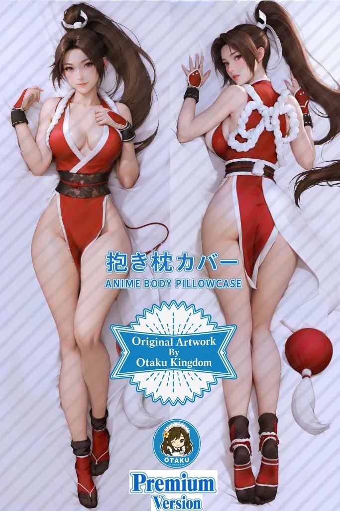 Dakimakura 3D Art Mai Shiranui - The King Of Fighters Pillow Cover Only Premium Version By Otaku Kingdom