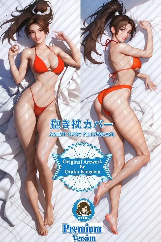 Dakimakura 3D Art Mai Shiranui Bikini Ver. - The King Of Fighters Pillow Cover Only Premium Version By Otaku Kingdom