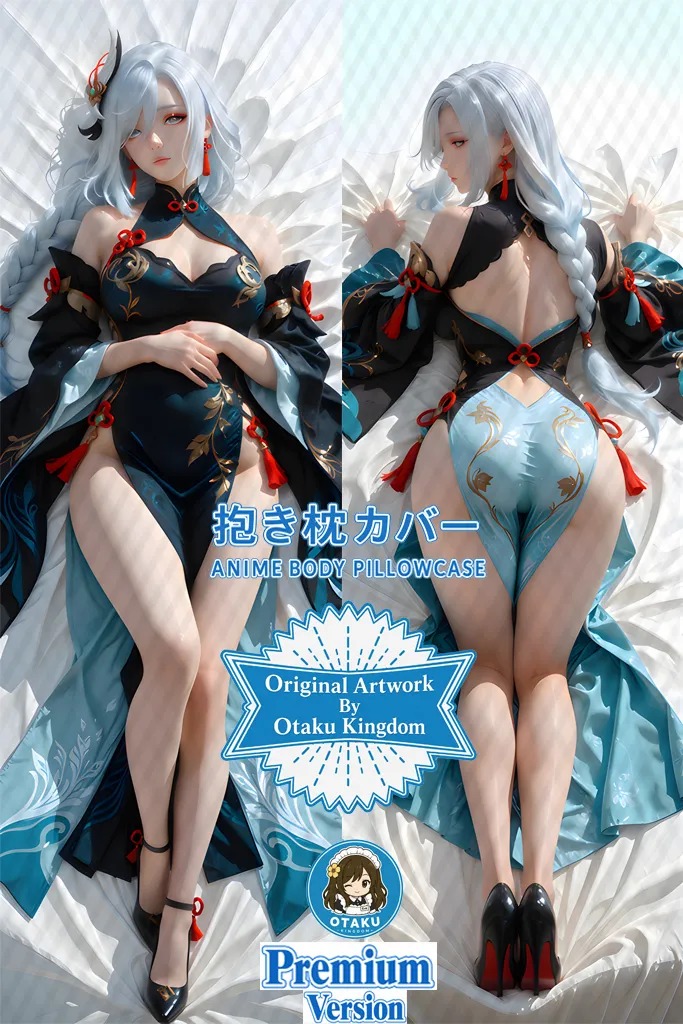 Dakimakura 3D Art Shen He - Genshin Impact Pillow Cover Only Premium Version By Otaku Kingdom