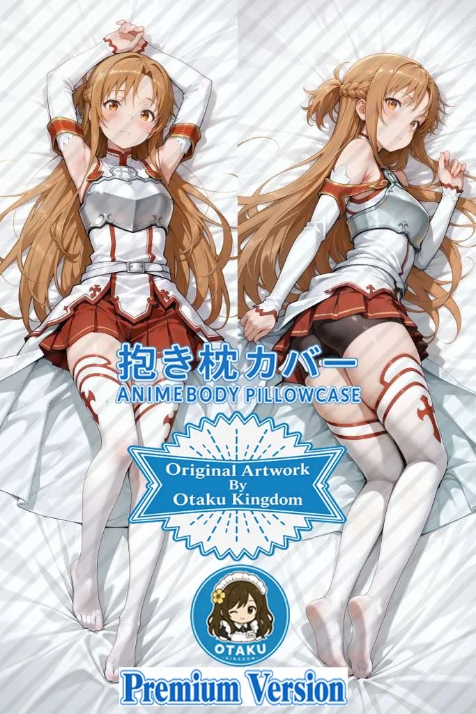 Dakimakura Anime Art Yuuki Asuna - Sword Art Online Pillow Cover Only Premium Version By Otaku Kingdom