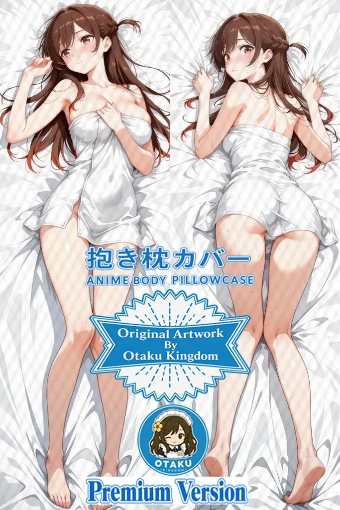 Dakimakura 3D Art Pillow Cover Only Mizuhara Chizuru Bath Towel Ver. - Kanojo Okarishimasu By Otaku Kingdom