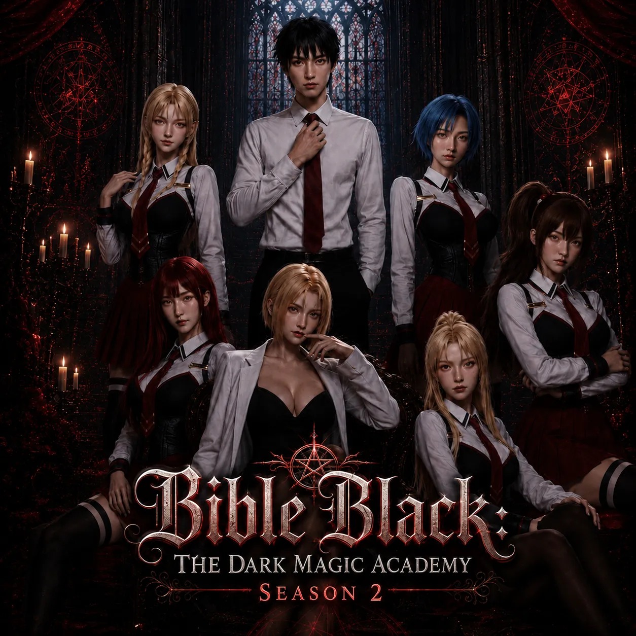 Bible Black The Dark Magic Academy Season 2 (Episode 1-8) 19 Minutes Fully Uncensored AI R18 Video With English Subtitle (AIAV-037)
