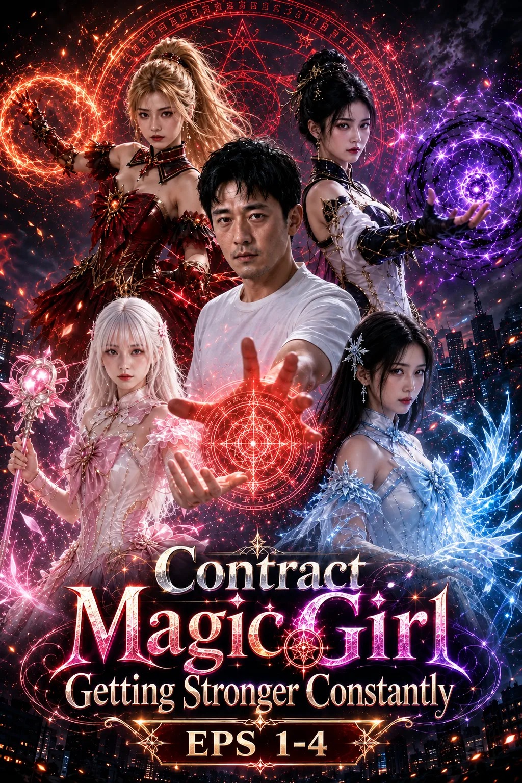 Contract Magic Girl Getting Stronger Constantly (eps 1-4) - 9 Min Fully Uncensored AI R18 Video With English Subtitle (AIAV-110)