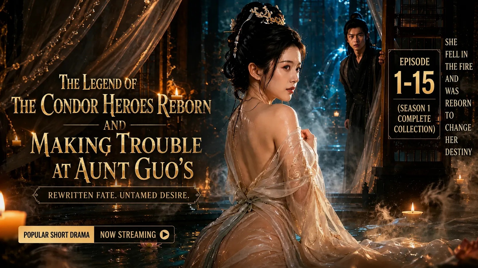 The Legend of the Condor Heroes Reborn and Making Trouble at Aunt Guo's Season 1 (Eps 1-15) 54 Min - Fully Uncensored AI R18 Video With English Subtitle (AIAV-112)