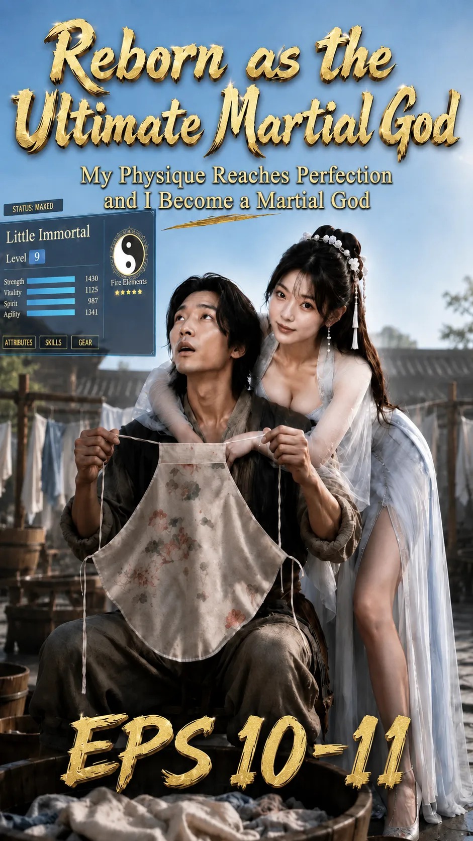 Reborn as the Ultimate Martial God Eps 10-11 9 Min - Fully Uncensored AI R18 Video With English Subtitle (AIAV-116)