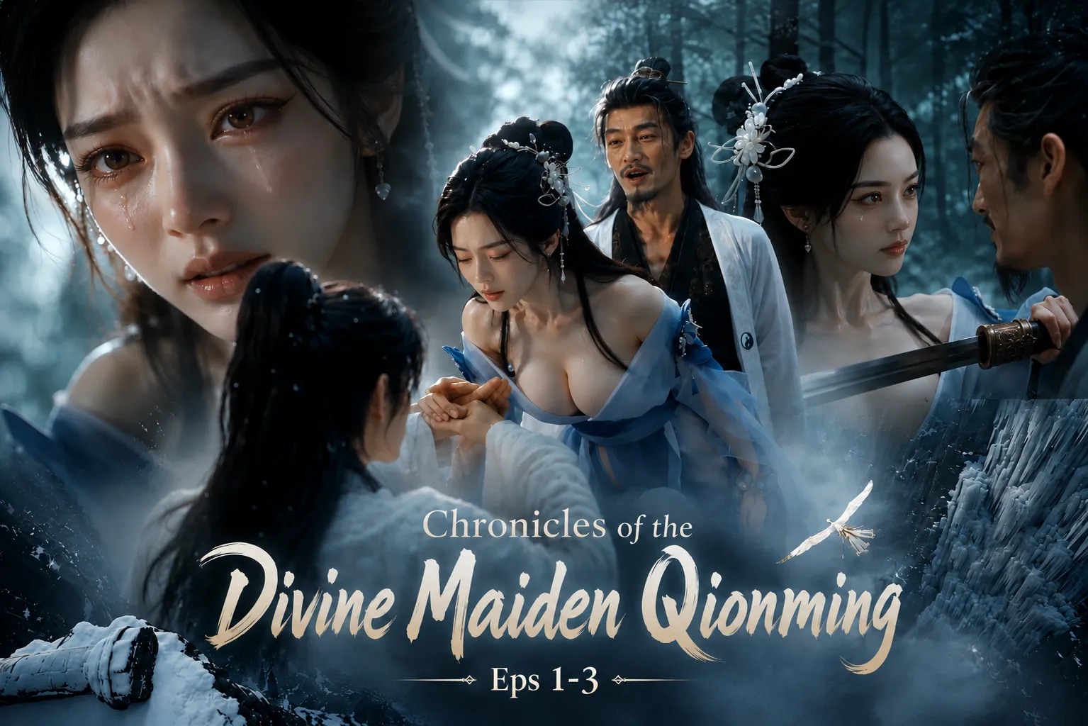 Chronicles of the Divine Maiden Qionming (Eps 1-3) - 27 Min Fully Uncensored AI R18 Video With English Subtitle (AIAV-107)