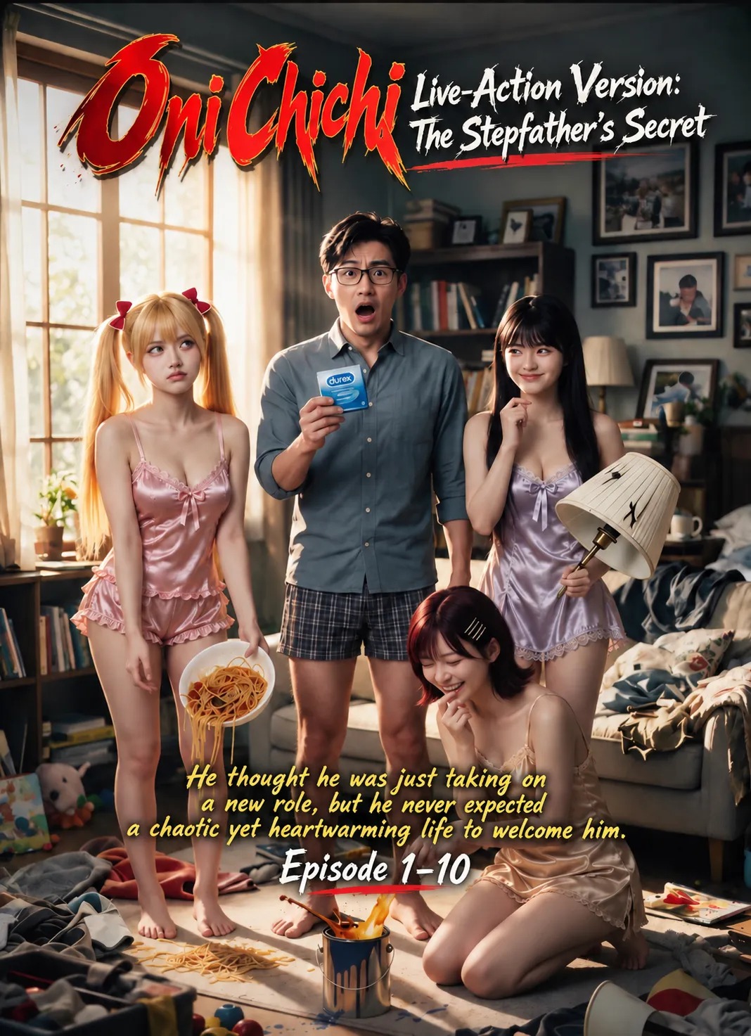 Oni Chichi Live-Action Version: The Stepfather’s Secret (Eps 1-10) 20 Min - Fully Uncensored AI R18 Video Japanese Dub With English Subtitle (AIAV-152)