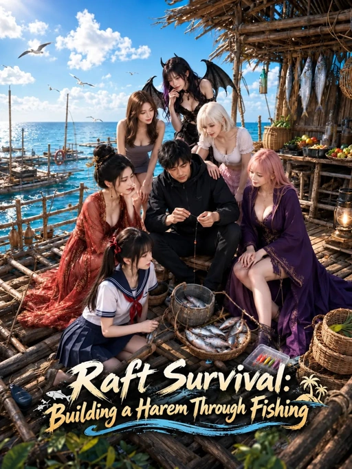 Raft Survival: Building a Harem Through Fishing (Eps 1-8) 27 Min - Fully Uncensored AI R18 Video With English Subtitle (AIAV-167)