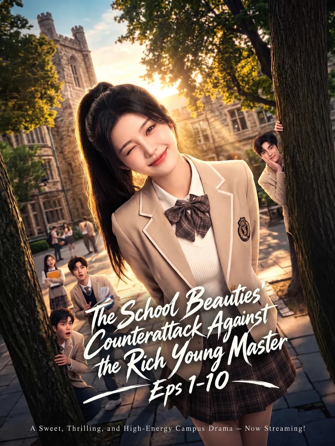 The School Beauties' Counterattack Against the Rich Young Master (Eps 1-10) 28 Min - Fully Uncensored AI R18 Video With English Subtitle (AIAV-188)