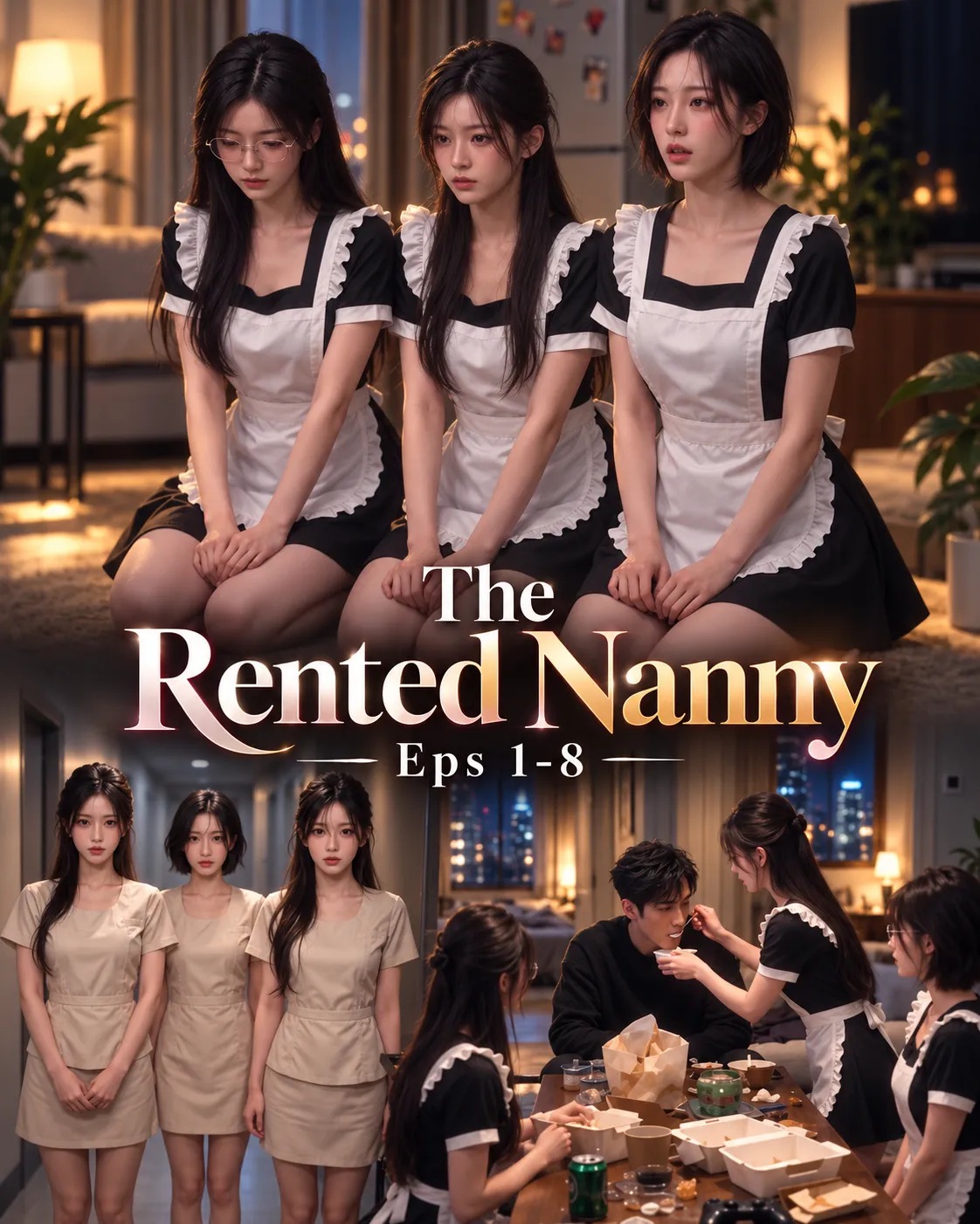 The Rented Nanny (Eps 1-8) 20 Min Fully Uncensored AI R18 Video With English Subtitle (AIAV-201)