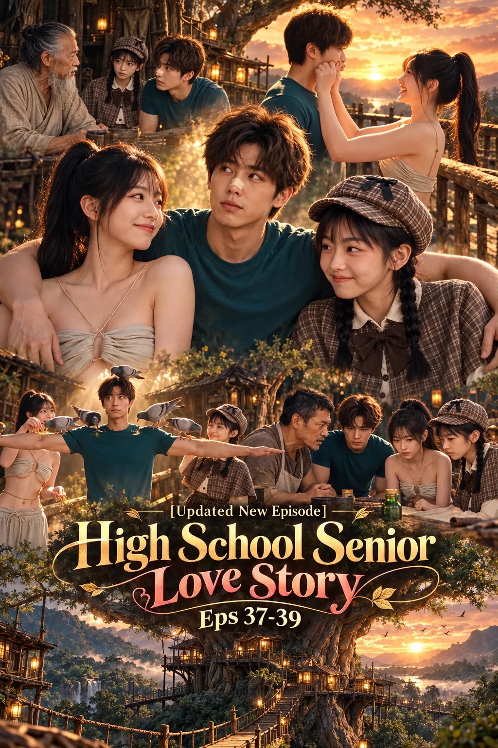 [Updated New Episode] High School Senior Love Story (Eps 37-39) 39 Min - Fully Uncensored AI R18 Video With English Subtitle (AIAV-224)