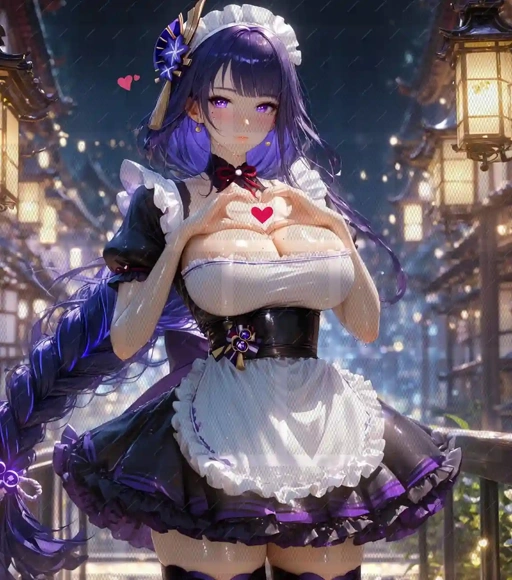 Image of Raiden Shogun (Genshin Impact) – 129 Pcs Uncensored High-Res NSFW Digital Art Collection [No Watermark]