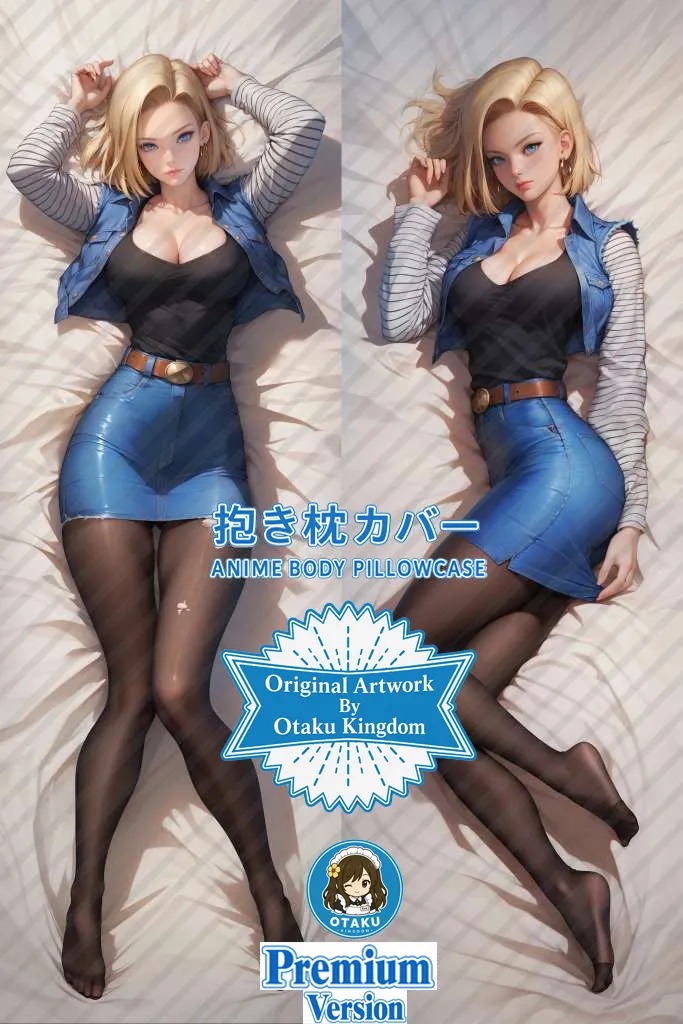 Dakimakura 3D Art Pillow Cover Only Android 18 Sexy Ver. - Dragonball Z By Otaku Kingdom