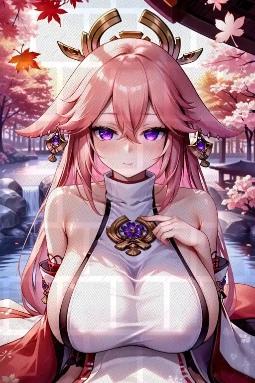 Image of Yae Miko (Genshin Impact) – 102 Pcs Uncensored High-Res NSFW Digital Art Collection [No Watermark]