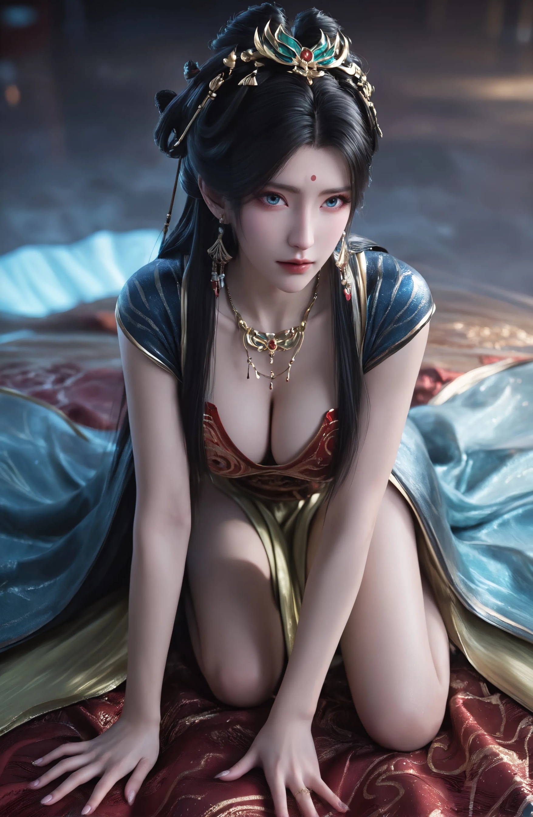 AI Goddess Wu Yi (Sword of Coming) - 293pcs Ultra HD R18 Nude Images Pack - Lewd Imperial Harem Waifu Collection