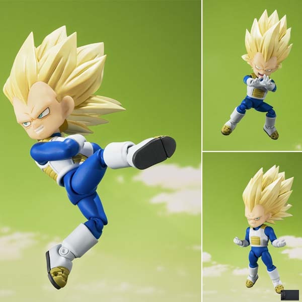 SHF S.H.Figuarts SUPER SAIYAN 3 Vegeta - Mini Ver. Dragon Ball Daima By Bandai Spirits