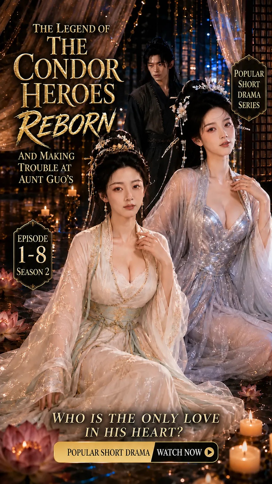 The Legend of the Condor Heroes Reborn and Making Trouble at Aunt Guo's Season 2 (Eps 1-8) 31 Min - Fully Uncensored AI R18 Video With English Subtitle (AIAV-113)