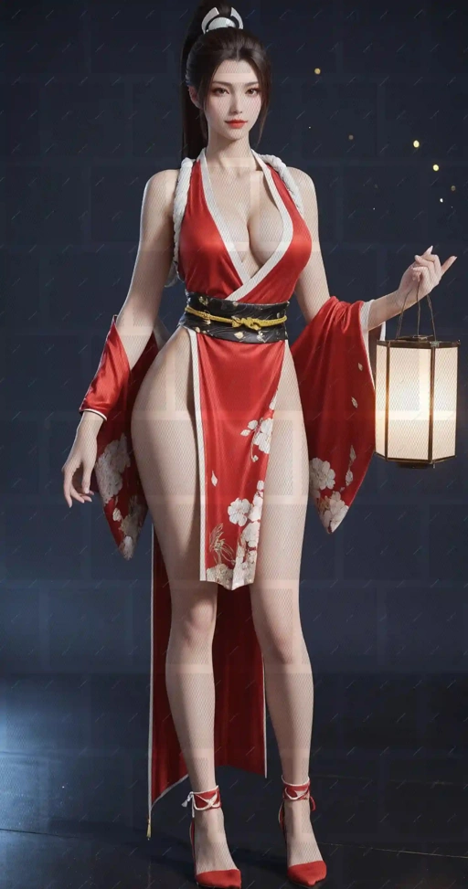 Image of Mai Shiranui (The King of Fighters) – 251 Pcs Uncensored High-Res NSFW Digital Art Collection [No Watermark]