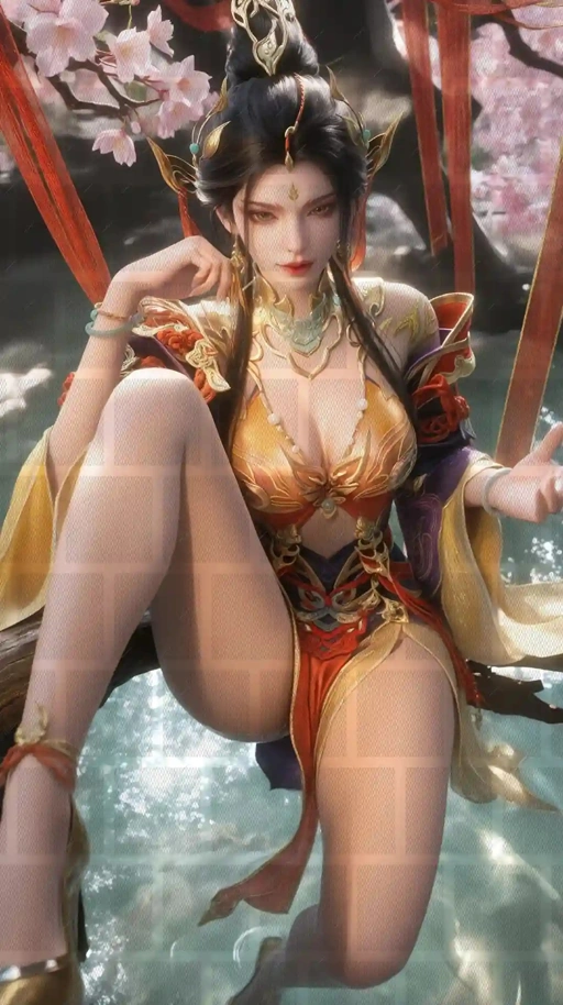 Image of [With Bonus] Nangong Jin (Naraka: Bladepoint) – 74 Pcs Uncensored Images & 4 Short Videos [No Watermark]