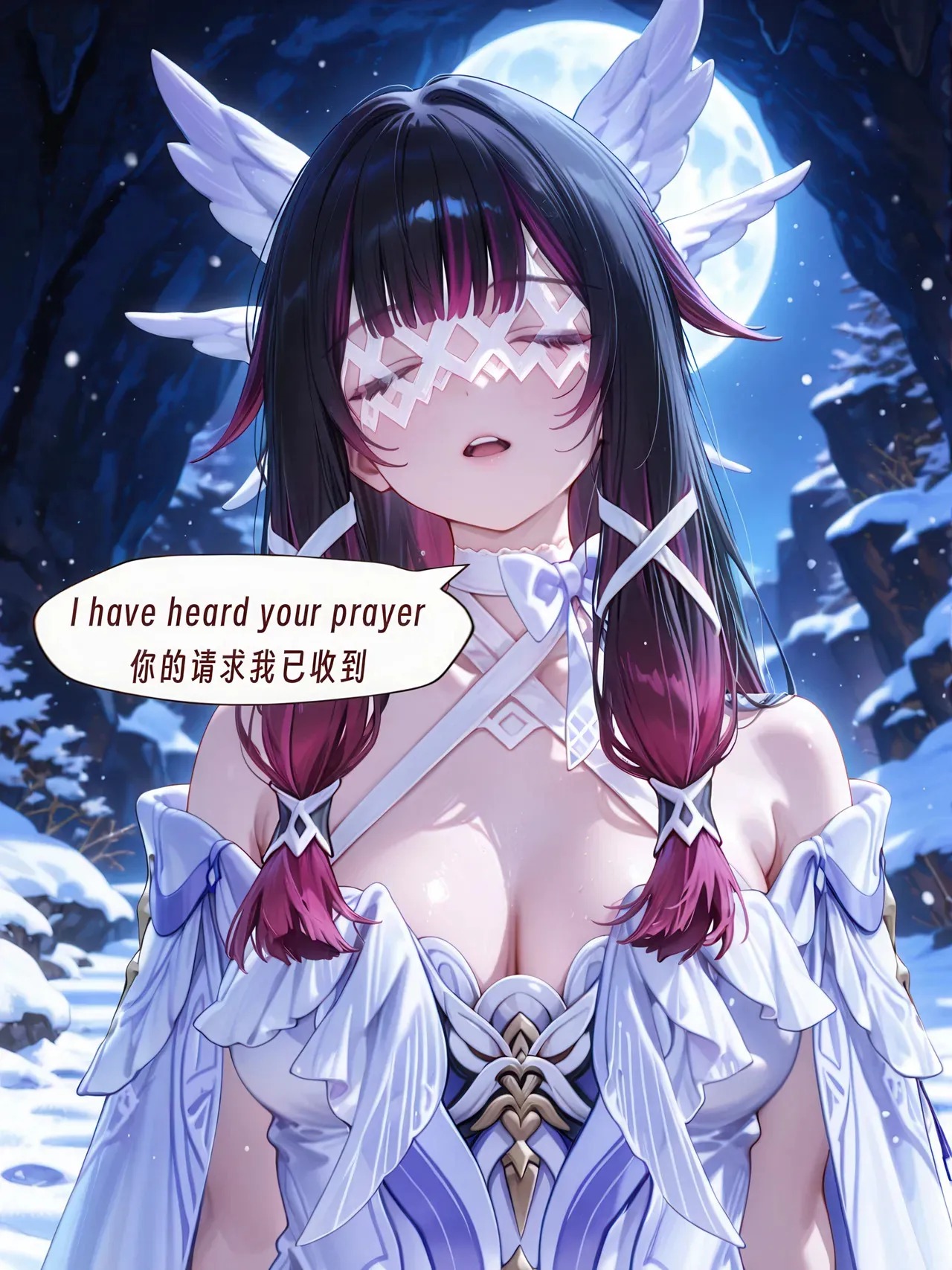 AI Anime Digital Comic Columbina Genshin Impact R18 NSFW Bundle - 272 Ultra HD Lewd Images Pack (English & Chinese)
