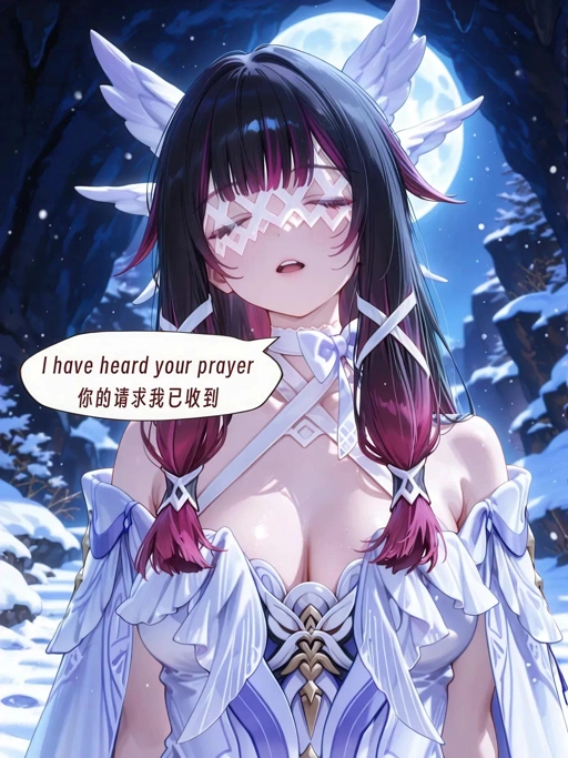 AI Anime Digital Comic Columbina Genshin Impact R18 NSFW Bundle - 272 Ultra HD Lewd Images Pack (English & Chinese)