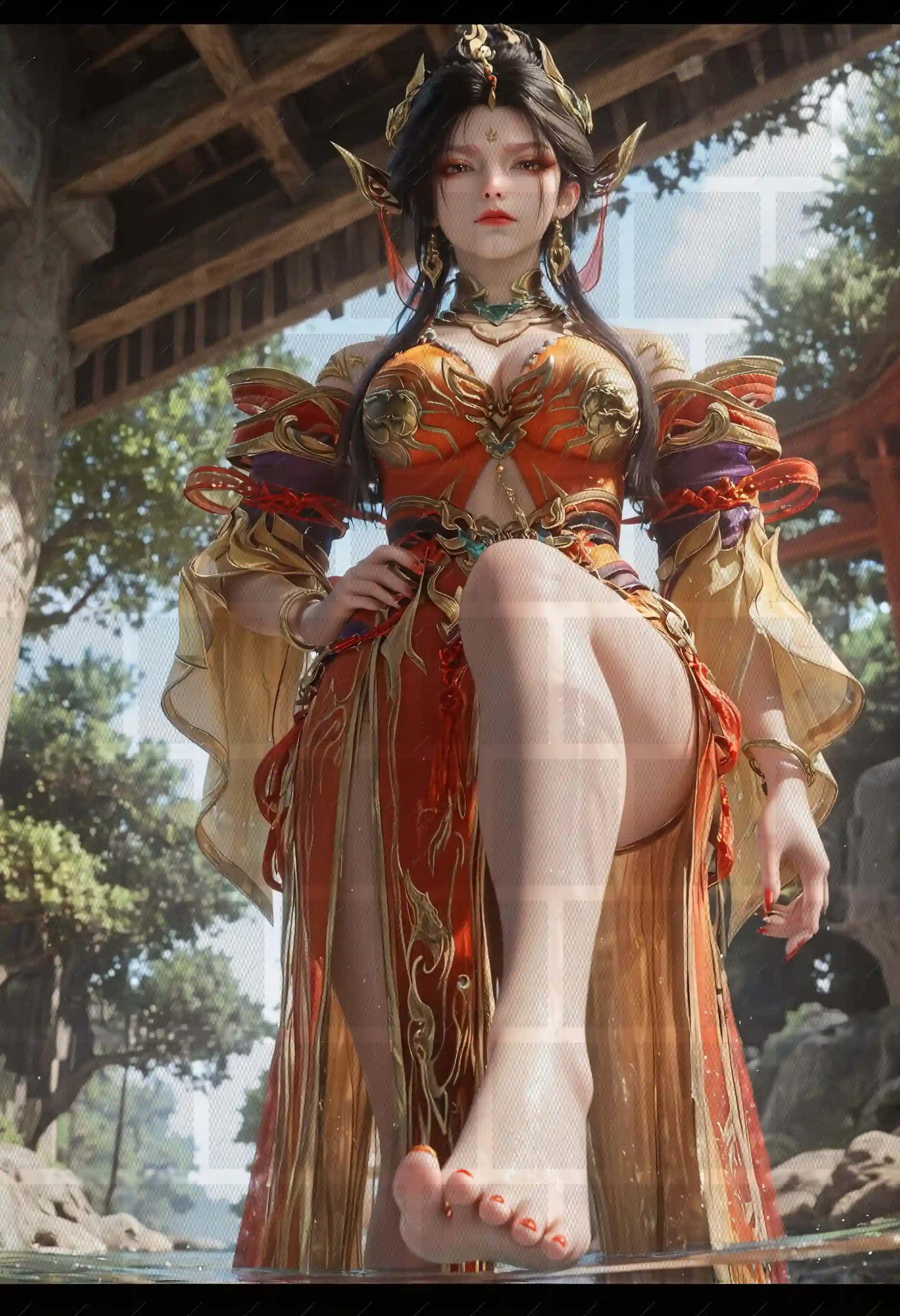 Nangong Jin (Naraka: Bladepoint) – 201 Pcs Uncensored High-Res NSFW Digital Art Collection [No Watermark]