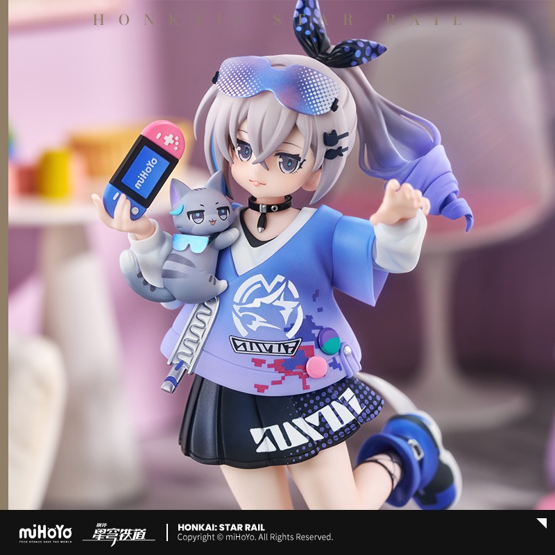 RISE UP+ Non Scaled Figure Silver Wolf - Little Cat Series Ver. Honkai: Star Rail (19cm) By RIBOSE