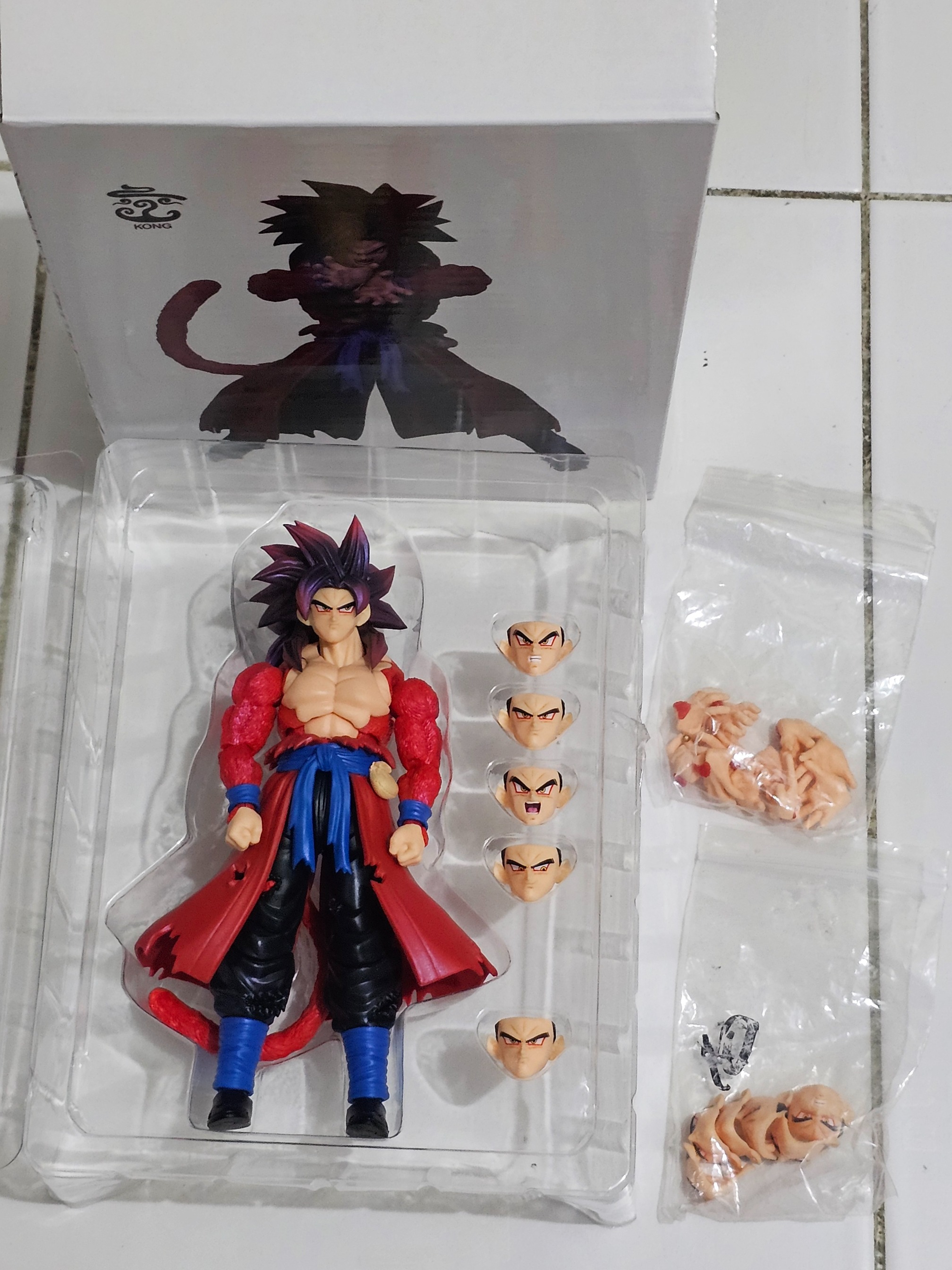 [READY STOCK ITEM] (Kondisi Bekas) SHF SS4 Goku Xeno Full Power By Kong Studio