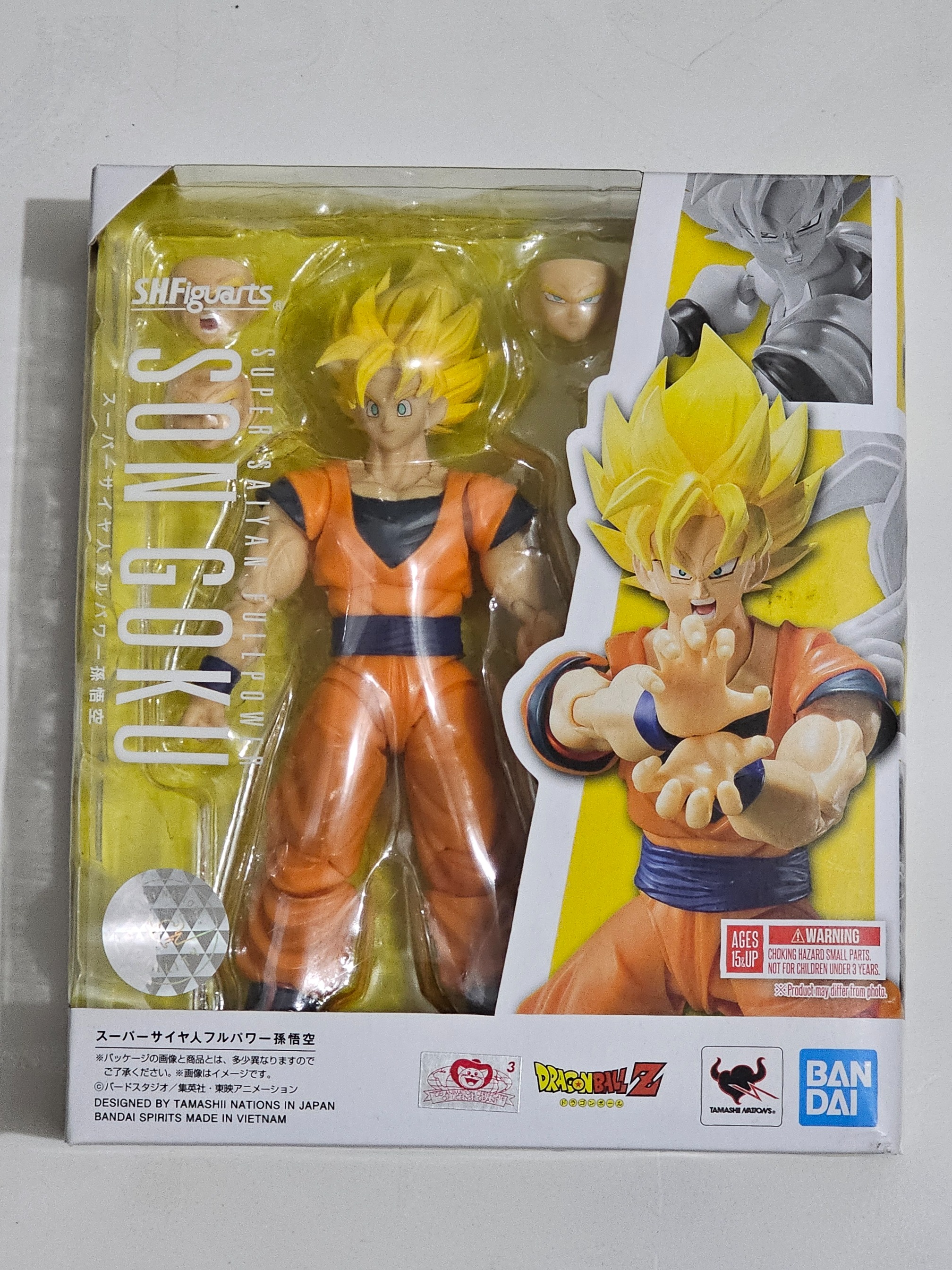 [READY STOCK ITEM] (Kondisi Bekas) SHF Shfiguarts Super Saiyan Full Power Goku By Bandai Spirits