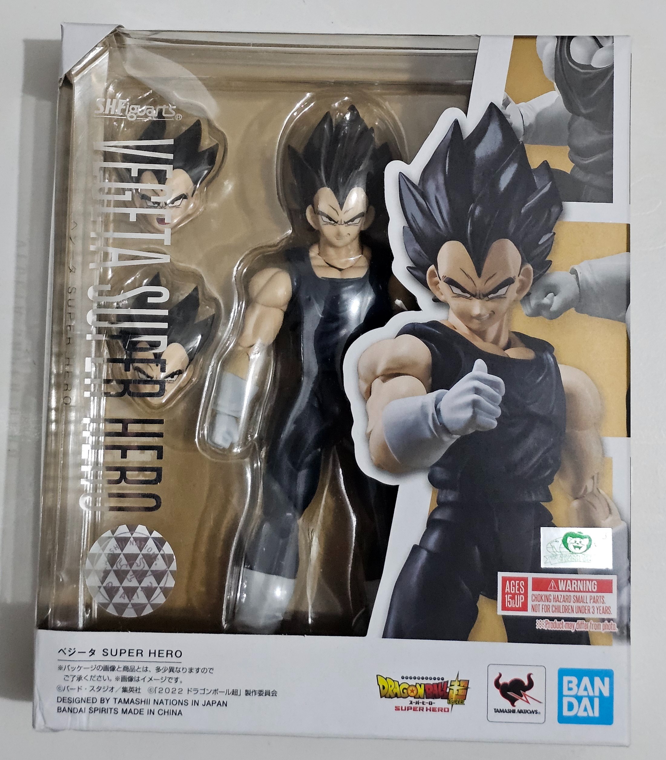 [READY STOCK ITEM] (Kondisi Bekas) SHF Shfiguarts Vegeta Super Hero By Bandai Spirits
