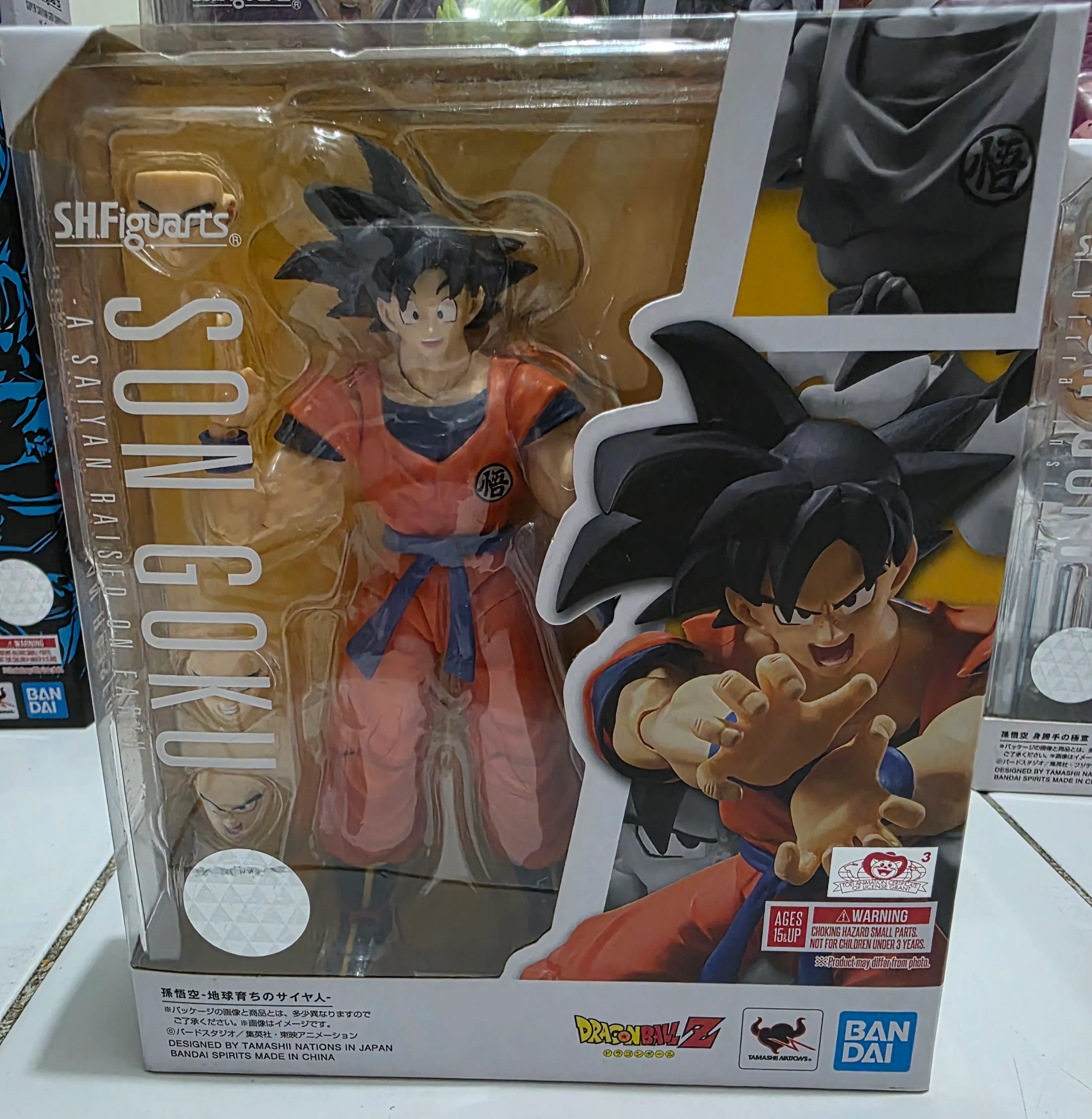 [READY STOCK ITEM] (Kondisi Bekas / Used Condition) SHF S.H.Figuarts Son Goku A Saiyan Raised On Earth By Bandai Spirits