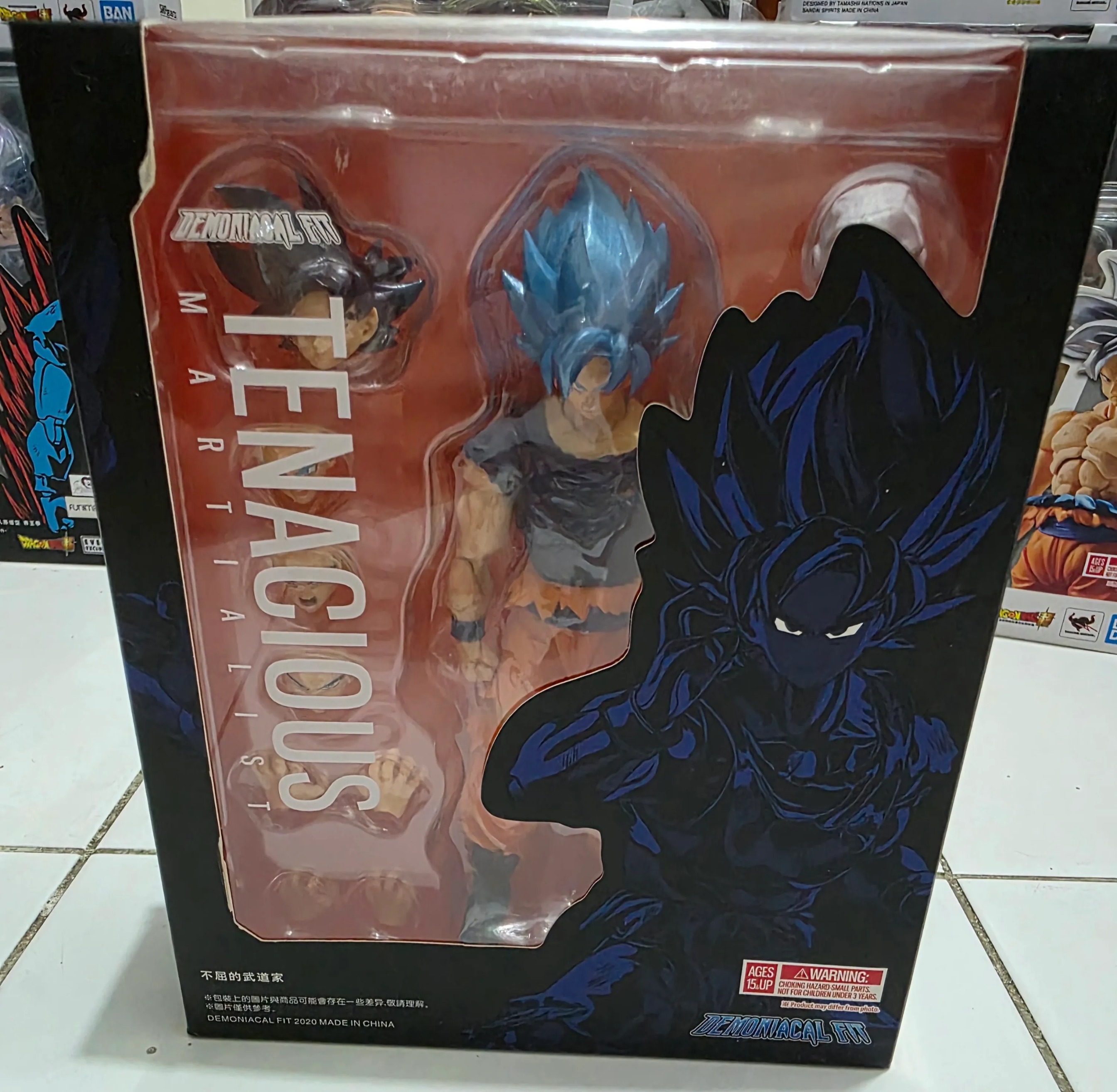 [READY STOCK ITEM] (Kondisi Bekas / Used Condition) Not SHF S.H.Figuarts Son Goku Ultra Instinct - Tenacious Martialist By Demoniacal Fit