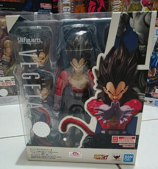 Image of [READY STOCK ITEM] (Kondisi Bekas / Used Condition) SHF S.H.Figuarts Super Saiyan 4 Vegeta By Bandai Spirits