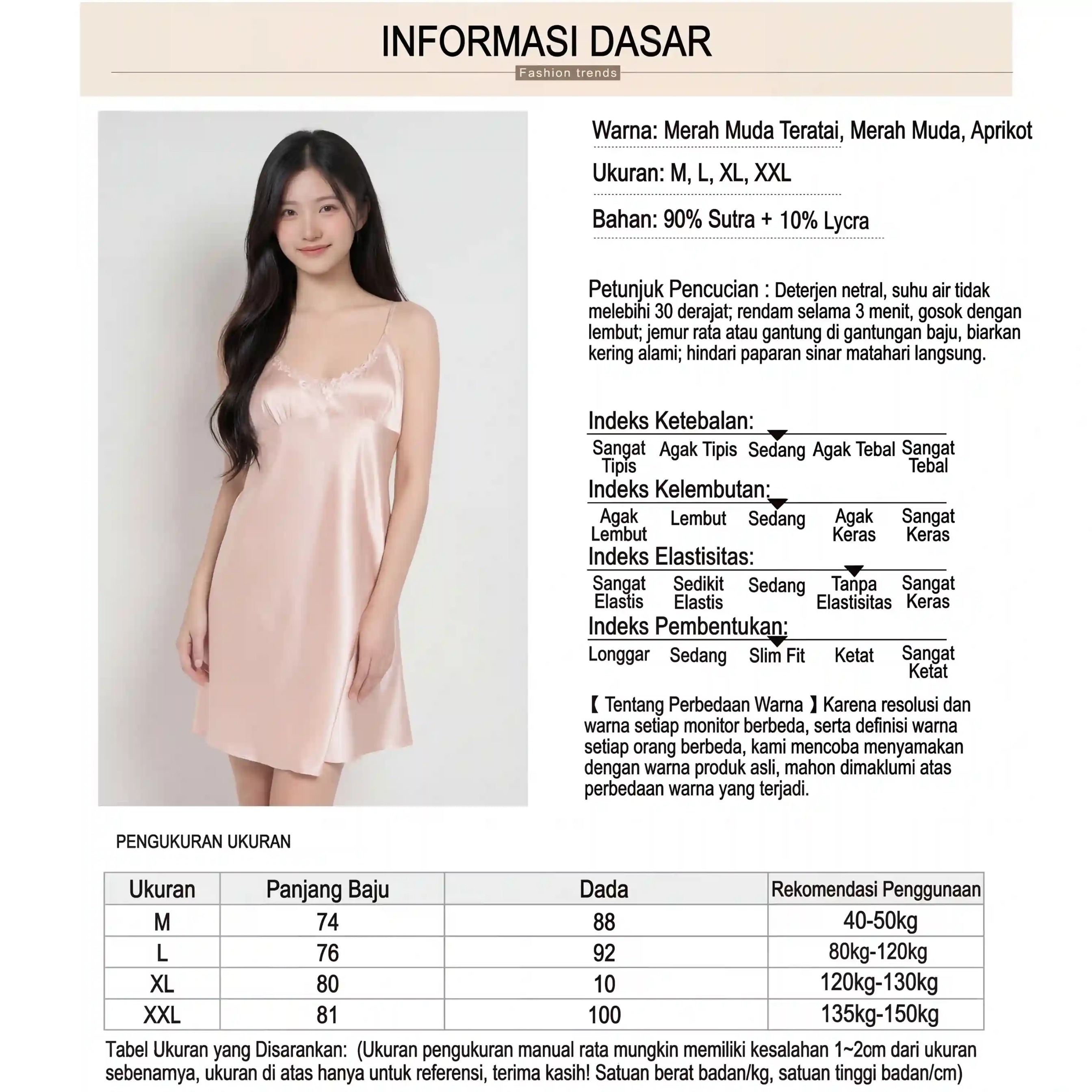 Elegant Satin Lace Slip Dress Women's V-Neck Luxury Nightgown & Sleepwear