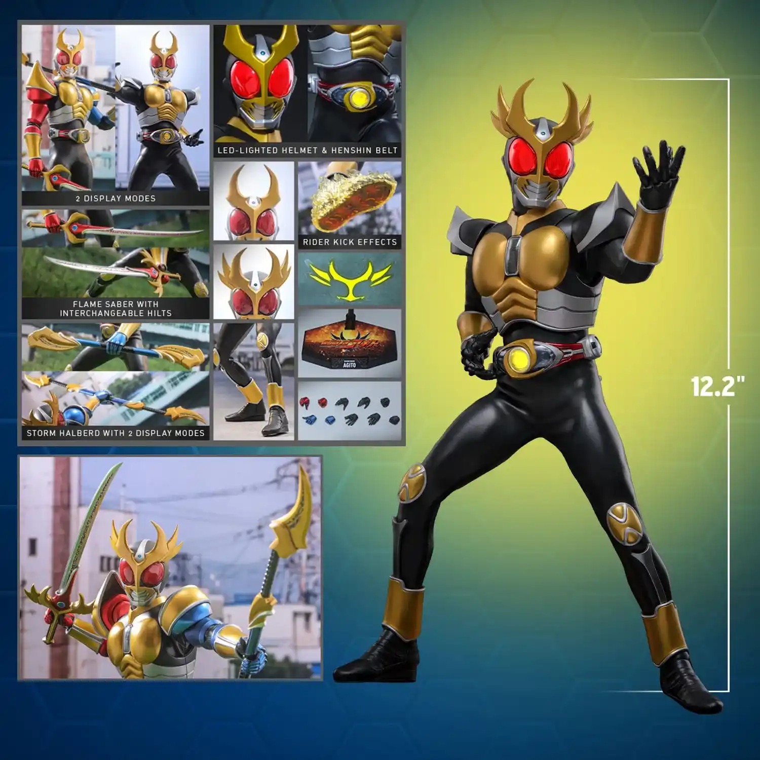Action Figure 1/6 Kamen Rider Agito By Hot Toys