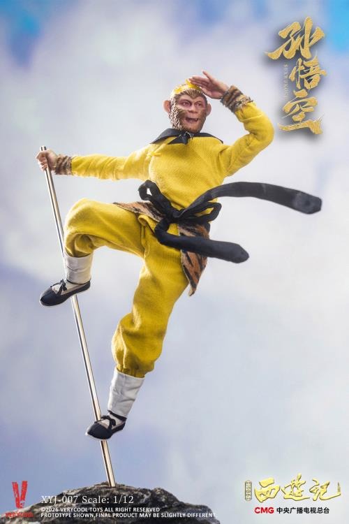 Action Figure 1/12 Sun Wukong - Journey to the West (1986) 40th Anniversary Collector's Edition By Very Cool