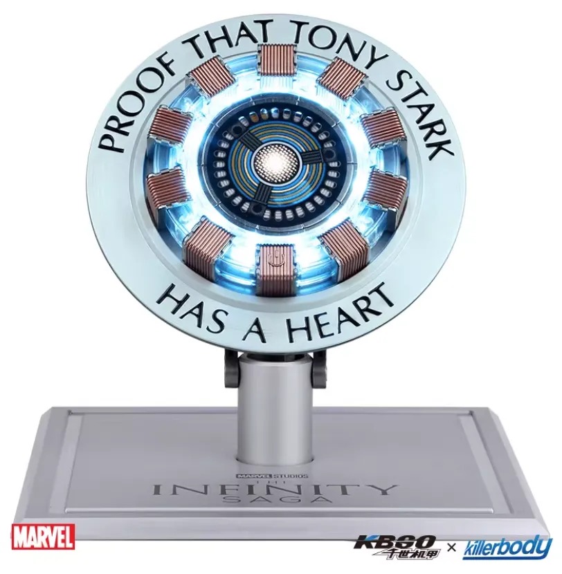 2026 Marvel Iron Man Chest Arc Reactor Alloy Base Magnetic Wireless Charging