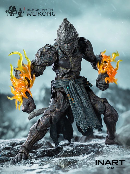 Action Figure 1/12 Stone Monkey - Black Myth : Wukong By INART