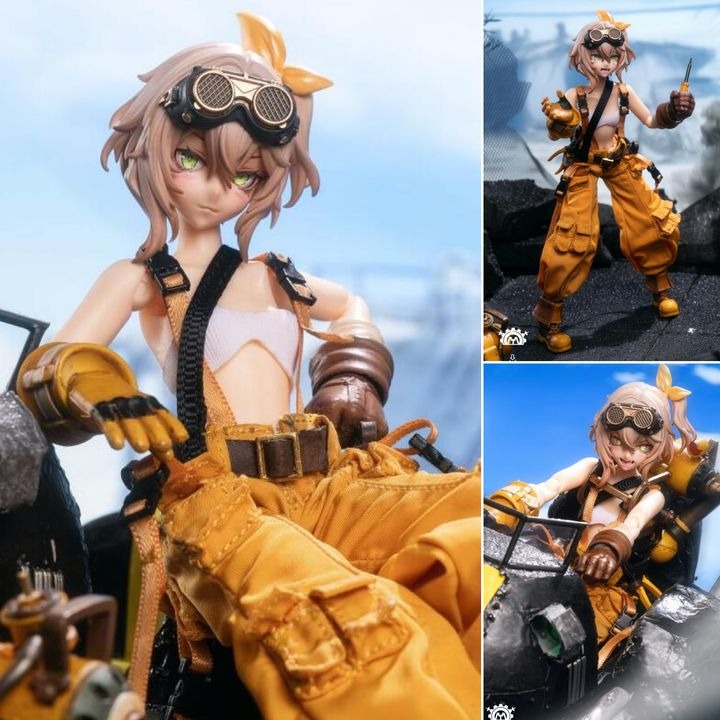 [READY STOCK ITEM] Action Figure 1/12 PA007 Pocket Art Series Mechanic Fiona By HASUKI