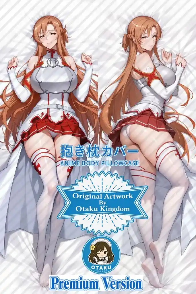 Dakimakura Anime Art Asuna Yuuki - Sword Art Online Pillow Cover Only Premium Version By Otaku Kingdom