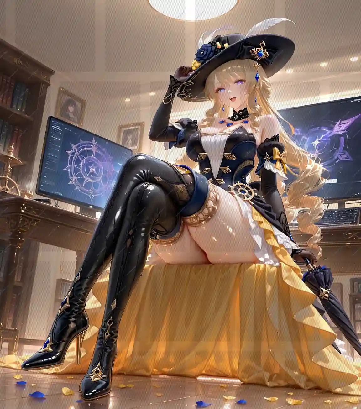 Navia (Genshin Impact) – 135 Pcs Uncensored High-Res NSFW Digital Art Collection [No Watermark]